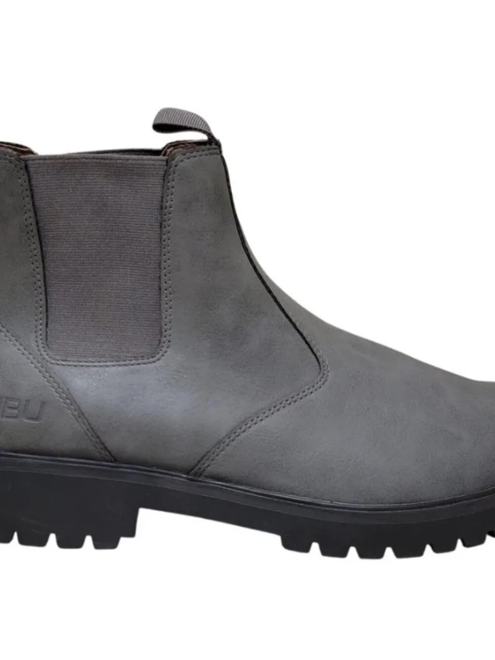 JBU Kai Water Resistant Chelsea Boot Gray Leather Pull-On Size 12M